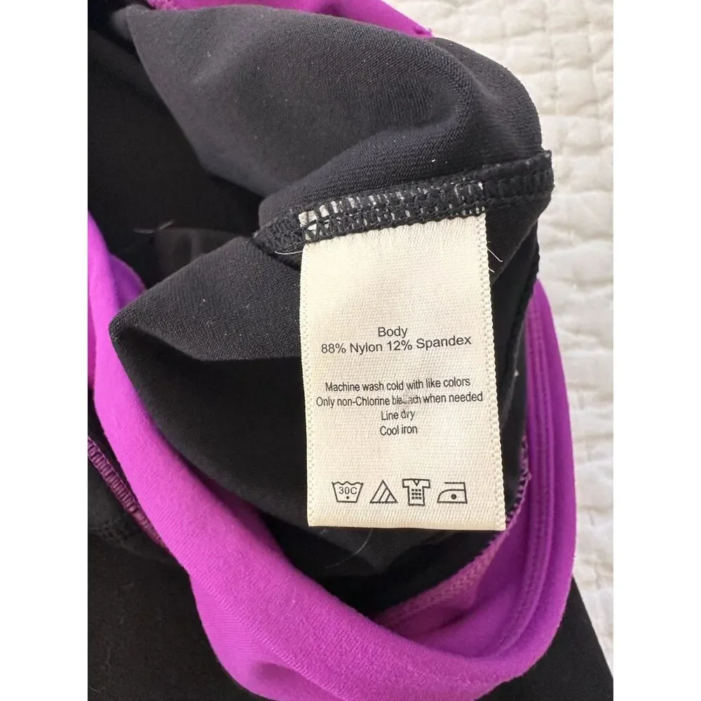 Alo Yoga Flare Leggings Black Magenta Purple High Rise Bootcut Yoga Pants Y2K